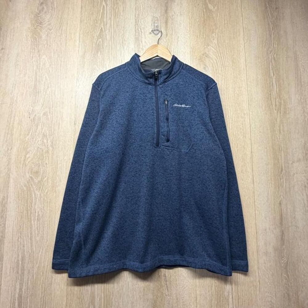 Eddie-bauer Men's Blue and Navy Sweatshirt